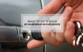 what to do if car key broken off in car door